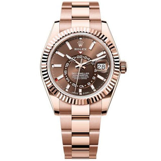 Rolex - 336935-0002  Sky-Dweller Everose / Chocolate / Oyster