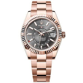 Rolex - 336935-0004  Sky-Dweller Everose / Slate / Oyster