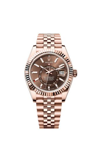 Rolex - 336935-0006  Sky-Dweller Everose / Chocolate / Jubilee