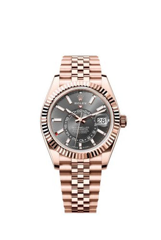 Rolex - 336935-0008  Sky-Dweller Everose / Slate / Jubilee