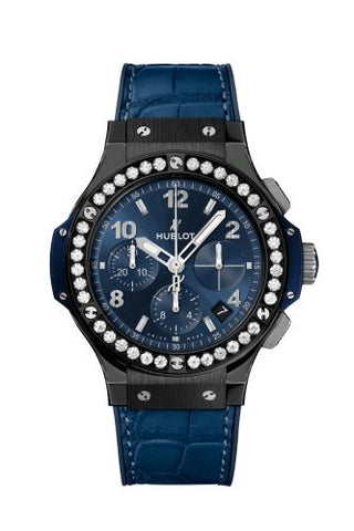 Hublot - 341.CM.7170.LR.1204  Big Bang Original 41 Ceramic - Diamond / Blue / Alligator