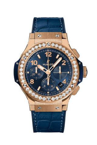 Hublot - 341.PX.7180.LR.1204  Big Bang Original 41 Red Gold - Diamond / Blue / Alligator