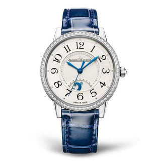 Jaeger-LeCoultre - 3448430  Rendez-Vous Night & Day Medium Stainless Steel - Diamond / Silver / Alligator