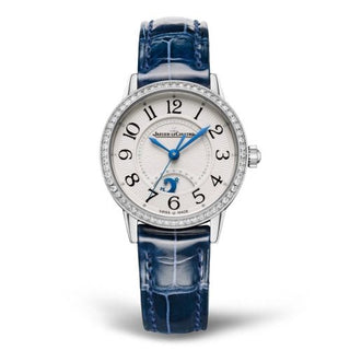 Jaeger-LeCoultre - 3468430  Rendez-Vous Night & Day Small Stainless Steel - Diamond / Silver / Alligator