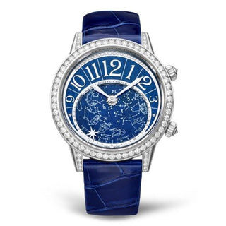 Jaeger-LeCoultre - 3483590  Rendez-Vous Celestial White Gold / Blue / Alligator