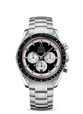 Omega - 3507.51.00  Speedmaster Michael Schumacher Stainless Steel / Black / Bracelet / The Legend Panda