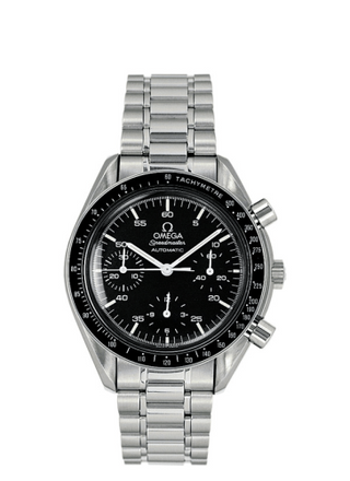 Omega - 3510.50.00  Speedmaster Reduced Stainless Steel / Black / Bracelet