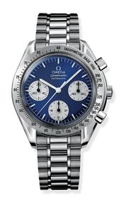 Omega - 3510.82.00  Speedmaster Reduced Stainless Steel / Blue Inverted Panda / Bracelet / Japan