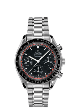 Omega - 3518.50.00  Speedmaster Reduced Stainless Steel / Black / Bracelet / Michael Schumacher