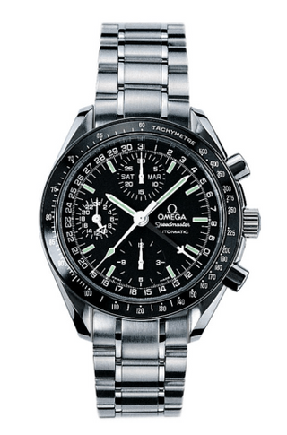 Omega - 3520.50.00  Speedmaster Day Date 40 Stainless Steel / Black / Bracelet