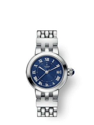 Tudor - 35200-0009  Clair de Rose 26 Stainless Steel / Blue / Bracelet