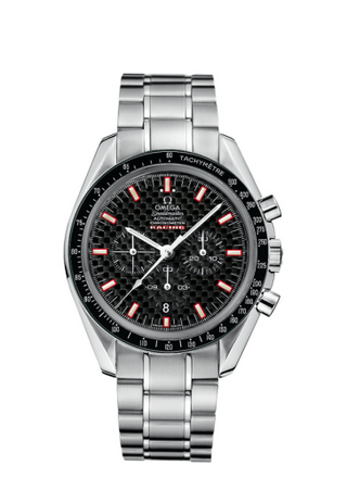 Omega - 3552.59.00  Speedmaster Racing Chronometer Stainless Steel / Carbon Black / Bracelet