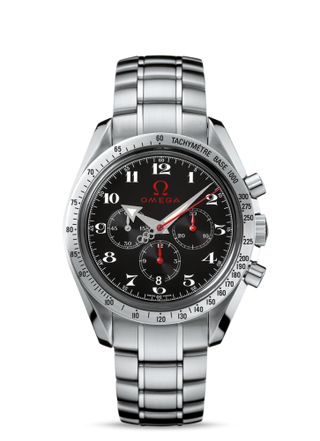 Omega - 3557.50.00  Speedmaster Broad Arrow Stainless Steel / Black / Bracelet / Olympic Timeless