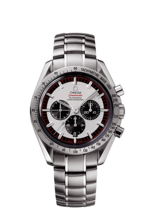 Omega - 3559.32.00  Speedmaster Michael Schumacher Stainless Steel / Panda / Bracelet / The Legend Silver