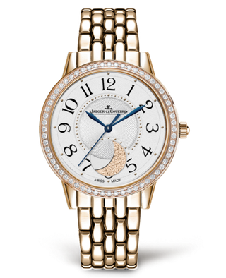 Jaeger-LeCoultre - 3572120  Rendez-Vous Moon Medium Pink Gold / Diamond / Silver / Bracelet