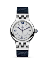 Tudor Clair de Rose 34 Stainless Steel / Silver-Roman/ Fabric (35800-0005)