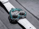 MB&F - 36.SVL.GR  Horological Machine N°3 HM3 Frog X Turquoise