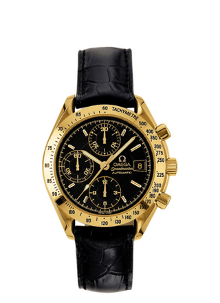 Omega - 3613.53.01  Speedmaster Date 39 Yellow Gold / Black