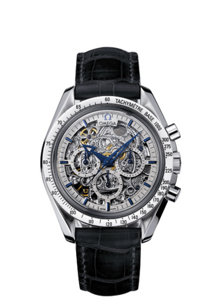 Omega - 3658.50.31  Speedmaster Broad Arrow Platinum / Skeleton