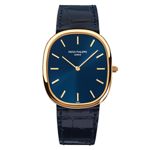 Patek Philippe - 3738/100J-012  Golden Ellipse 3738 Yellow Gold / Blue