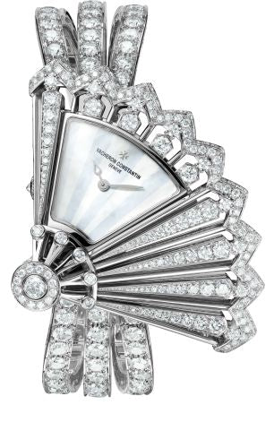 Vacheron Constantin - 37531/F04G-B060  Heures Créatives Heure Discrète White Gold / Diamond / Diamond / Bracelet