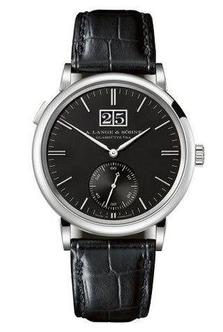 A. Lange & Söhne - 381.029  Saxonia Outsize Date White Gold / Black