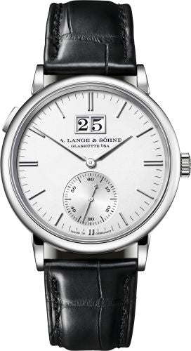 A. Lange & Söhne - 381.026  Saxonia Outsize Date White Gold / Silver