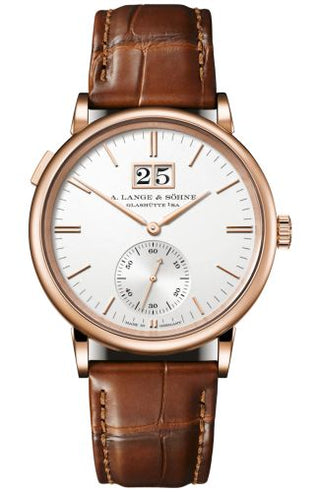 A. Lange & Söhne - 381.032  Saxonia Outsize Date Pink Gold / Silver