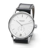 Nomos Glashütte - 381  Orion 38 Date White / Open Case Back