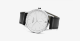 Nomos Glashütte - 381  Orion 38 Date White / Open Case Back