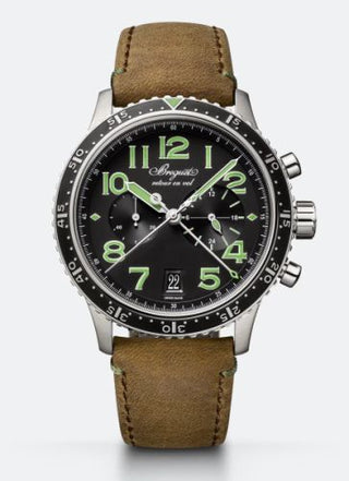 Breguet - 3815TI/HM/3ZU  Type XXI 3815 Titanium / Black - Green