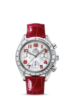 Omega Speedmaster Reduced Ladies Stainless Steel / Diamond / MOP / Red (3834.79.40)