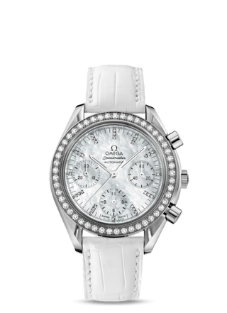 Omega - 3835.77.36  Speedmaster Reduced Ladies Stainless Steel / Diamond / MOP