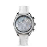 Omega - 3835.77.36  Speedmaster Reduced Ladies Stainless Steel / Diamond / MOP