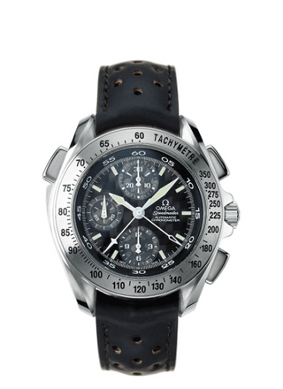 Omega - 3840.50.31  Speedmaster Split-Seconds Stainless Steel / Carbon / Strap