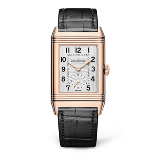 Jaeger-LeCoultre - 3842520  Reverso Classic Large Duoface Pink Gold / Silver / Alligator