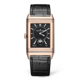 Jaeger-LeCoultre - 3842520  Reverso Classic Large Duoface Pink Gold / Silver / Alligator