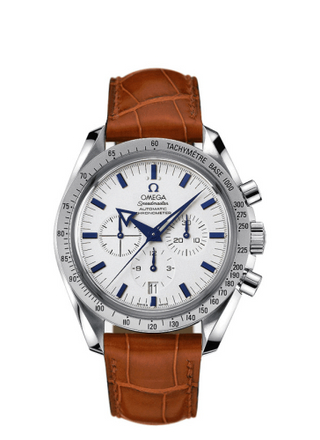 Omega - 3851.20.12  Speedmaster Broad Arrow Stainless Steel / White