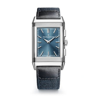 Jaeger-LeCoultre - 389848J  Reverso Tribute Chronograph Stainless Steel / Blue