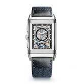 Jaeger-LeCoultre - 389848J  Reverso Tribute Chronograph Stainless Steel / Blue