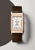 Jaeger-LeCoultre - 3912420  Reverso Tribute Calendar Pink Gold / Silver / Alligator