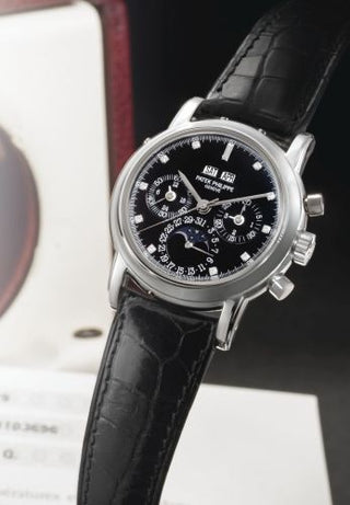 Patek Philippe - 3970EP-029  Perpetual Calendar Chronograph 3970 Platinum / Black Diamond