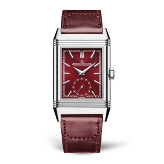 Jaeger-LeCoultre - 397846J  Reverso Tribute Small Seconds Stainless Steel / Red / Fagliano