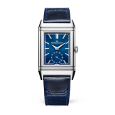 Jaeger-LeCoultre - 3978480  Reverso Tribute Small Seconds Stainless Steel / Blue / Fagliano