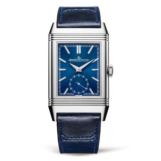 Jaeger-LeCoultre - 3978480  Reverso Tribute Small Seconds Stainless Steel / Blue / Fagliano