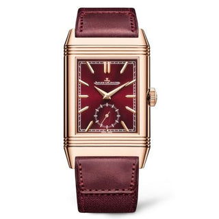 Jaeger-LeCoultre - 398256J  Reverso Tribute Duoface Fagliano Pink Gold  / Burgundy