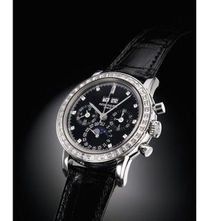 Patek Philippe - 3990P-029  Perpetual Calendar Chronograph 3990 Platinum / Black Diamond