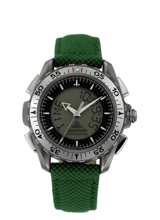 Omega - 3991.50.09  Speedmaster X-33 Titanium / Green Kevlar / 2nd Gen