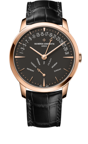 Vacheron Constantin - 4000U/000R-B111  Patrimony Retrograde Day-Date Pink Gold / Anthracite