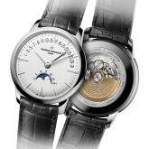 Vacheron Constantin - 4010U/000G-B330  Patrimony Moon Phase and Retrograde Date White Gold / Silver